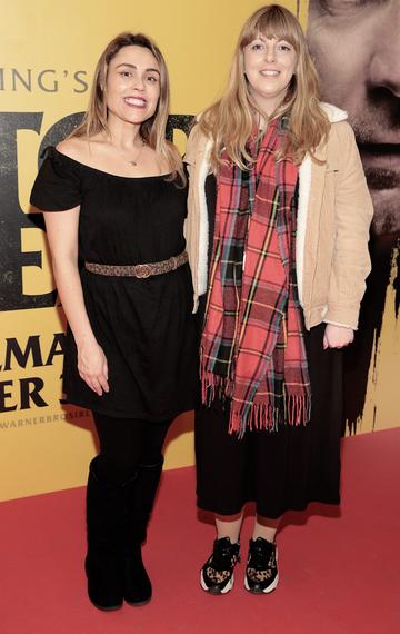 Avril Burke and Aoife O Regan at the special preview screening of Doctor Sleep at the Light House Cinema, Dublin. Pic: Brian McEvoy.