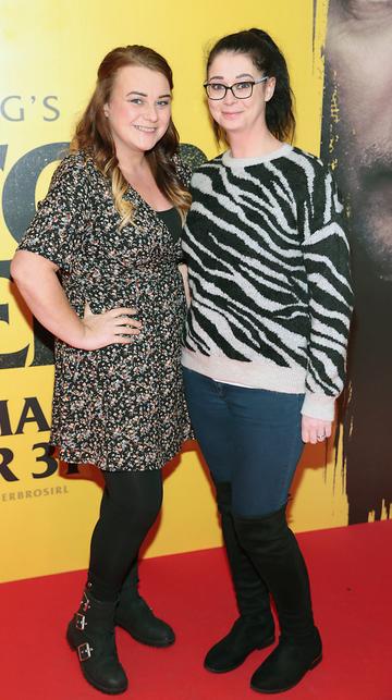 Samantha Flynn and Jackie Geraghty at the special preview screening of Doctor Sleep at the Light House Cinema, Dublin. Pic: Brian McEvoy.