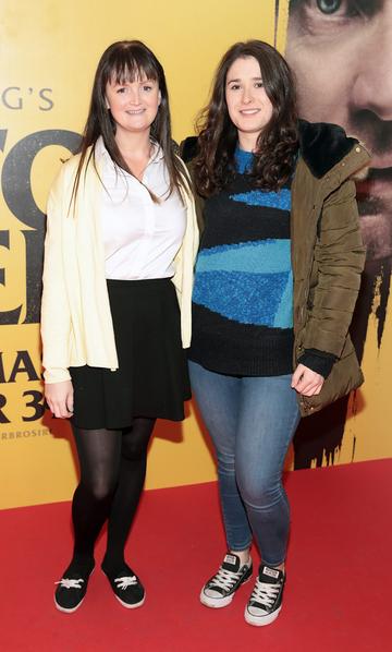 Claire Twyford and Emma Walsh at the special preview screening of Doctor Sleep at the Light House Cinema, Dublin. Pic: Brian McEvoy.