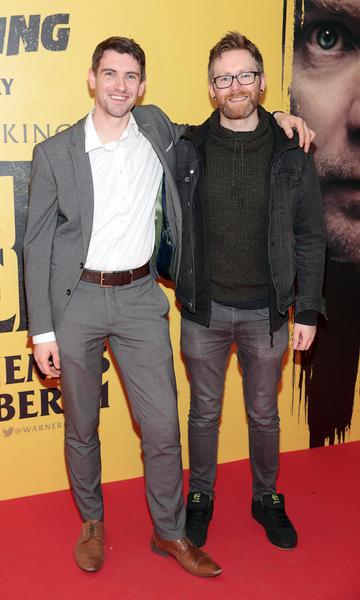 Shane Bradley and Paul Sweeney at the special preview screening of DDoctor Sleep at the Light House Cinema, Dublin. Pic: Brian McEvoy.