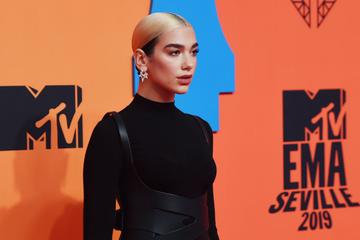 Dua Lipa attends the MTV EMAs 2019 at FIBES Conference and Exhibition Centre on November 03, 2019 in Seville, Spain. (Photo by Kate Green/Getty Images for MTV)