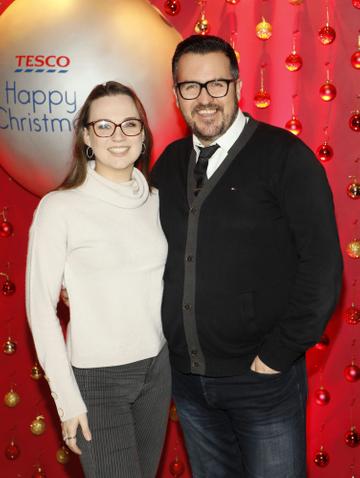 Hannah Moyne and Clyde Carroll at the Tesco 2019 Christmas Showcase in Dublin’s Iveagh Garden Hotel. 

Photo: Kieran Harnett