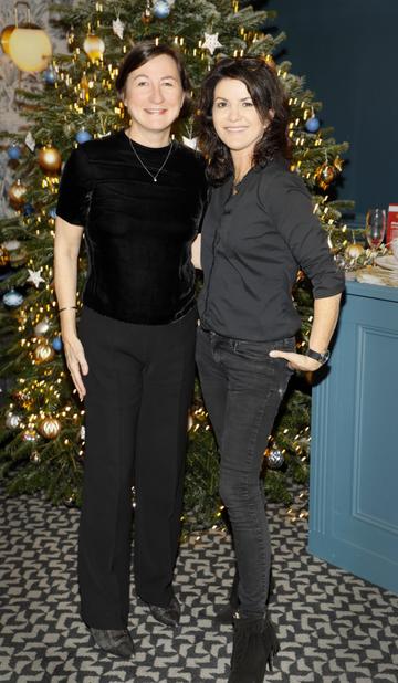 Kari Daniels and Deirdre O'Kane at the Tesco 2019 Christmas Showcase in Dublin’s Iveagh Garden Hotel. 

Photo: Kieran Harnett