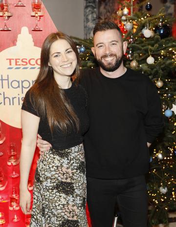 Paula Lyne and David O'Shaughnessy at the Tesco 2019 Christmas Showcase in Dublin’s Iveagh Garden Hotel. 

Photo: Kieran Harnett