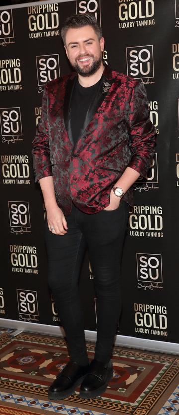 James Patrice pictured at the launch the SOSU by Suzanne Jackson 20 piece Christmas Gift Set Collection at the Westin Hotel, Dublin.
Pic: Brian McEvoy Photography

