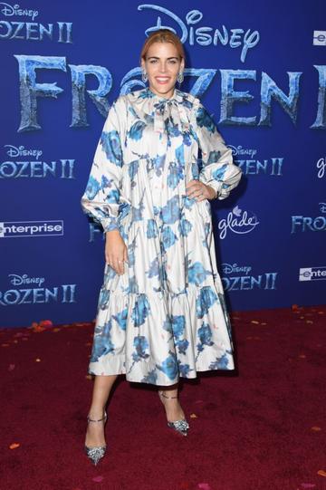 US actress Busy Philipps arrives for Disney's World Premiere of "Frozen 2" at the Dolby theatre in Hollywood on November 7, 2019. (Photo by VALERIE MACON/AFP via Getty Images)