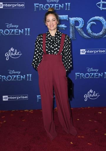 US actress Erika Christensen arrives for Disney's World Premiere of "Frozen 2" at the Dolby theatre in Hollywood on November 7, 2019. (Photo by VALERIE MACON/AFP via Getty Images)