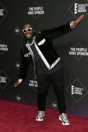 T-Pain attends the 2019 E! People's Choice Awards at Barker Hangar on November 10, 2019 in Santa Monica, California. (Photo by Frazer Harrison/Getty Images)