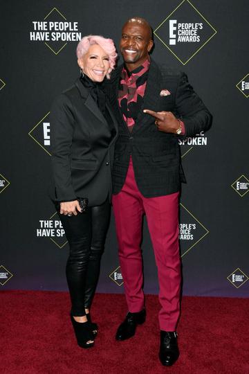 (L-R) Rebecca Crews and Terry Crews attends the 2019 E! People's Choice Awards at Barker Hangar on November 10, 2019 in Santa Monica, California. (Photo by Frazer Harrison/Getty Images)