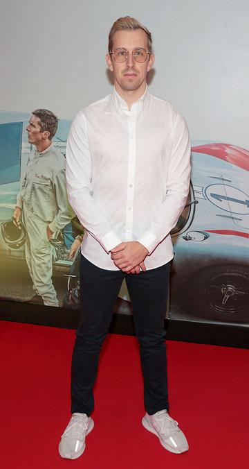 Luke O Faolainn pictured at the special preview screening of Le Mans '66 at Cineworld, Dublin.
Photo: Brian McEvoy.