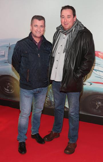 Alan Haskins and Val Fitzsimons pictured at the special preview screening of Le Mans '66 at Cineworld, Dublin.
Photo: Brian McEvoy.