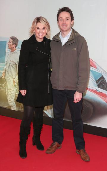 Niamh Martin and Conor Martin pictured at the special preview screening of Le Mans '66 at Cineworld, Dublin.
Photo: Brian McEvoy.