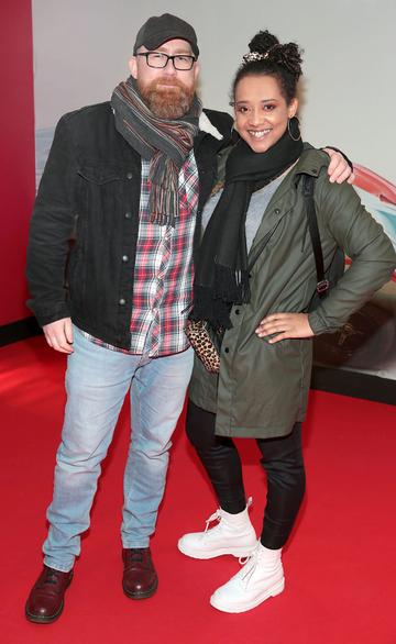 Michael Walsh and Elvira Oredein pictured at the special preview screening of Le Mans '66 at Cineworld, Dublin.
Photo: Brian McEvoy.