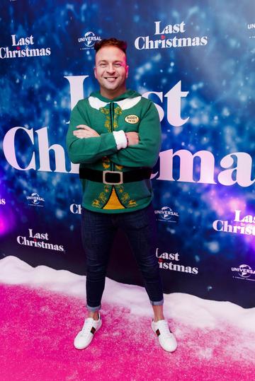 Wayne Lawlor pictured at the Universal Pictures Irish premiere screening of Last Christmas at the Light House Cinema, Dublin. 
Picture: Andres Poveda
