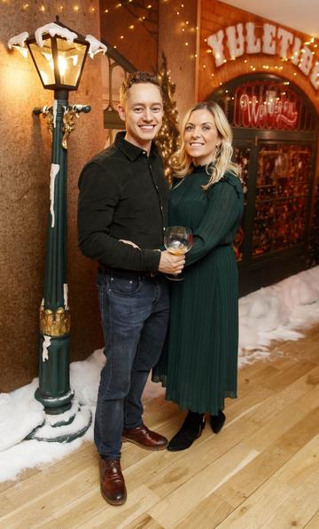 Kelly McCann and Ben Hawley pictured at the Universal Pictures Irish premiere screening of Last Christmas at the Light House Cinema, Dublin. 
Picture: Andres Poveda

