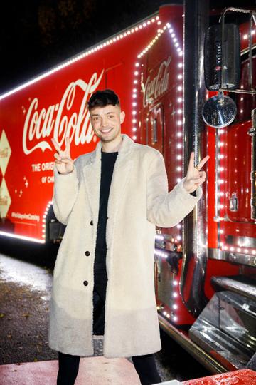 James Kavanagh pictured at Coca-Cola’s Christmas Truck Tour launch which took place Monday 25th November at the RDS, Dublin.
Photo: Andres Poveda