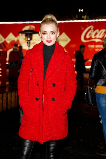 Jo Archbald pictured at Coca-Cola’s Christmas Truck Tour launch which took place Monday 25th November at the RDS, Dublin. Photo: Andres Poveda