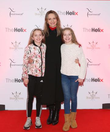 Pictured are (LtoR) Norma Sheahan with daughters Isabelle and Jessica Benwell at the opening night of The Three Musketeers at The Helix.

Photo: Sasko Lazarov/Photocall Ireland
