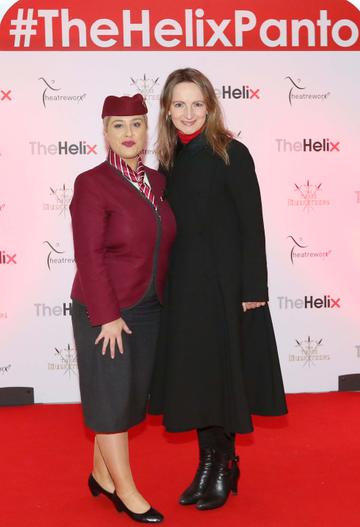 Pictured is Norma Sheahan with Michelle Gibbons at the opening night of The Three Musketeers at The Helix.

Photo: Sasko Lazarov/Photocall Ireland
