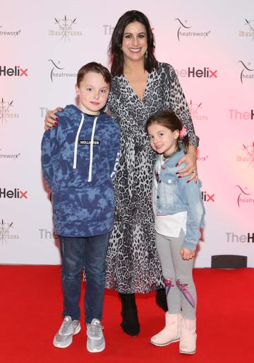 Pictured are Lucy (centre), Jack and Holly Kennedy at the opening night of The Three Musketeers at The Helix.

Photo: Sasko Lazarov/Photocall Ireland

