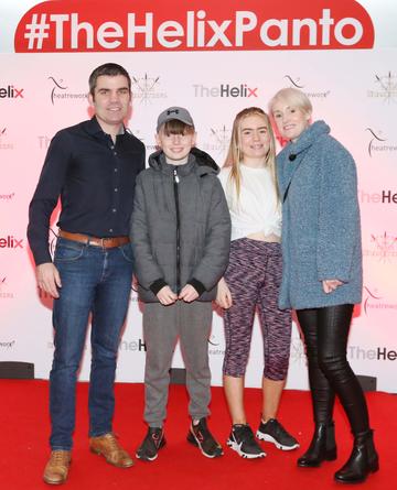 Pictured are (LtoR) Bernard, Pamela, Caoimhe and Finn Dunne at the opening night of The Three Musketeers at The Helix.

Photo: Sasko Lazarov/Photocall Ireland

