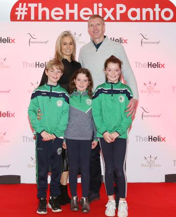 Pictured are (LtoR) Henry and Deirdre Shefflin and kids Henry, Sadhbh and Suin at the opening night of The Three Musketeers at The Helix.

Photo: Sasko Lazarov/Photocall Ireland