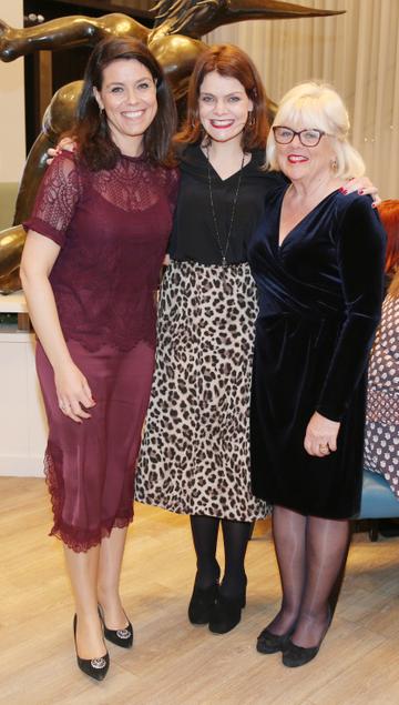 Pictured at the fun filled Christmas afternoon tea at The Morrison Hotel were Aoife Newton, Aine Salmon, Helena Salmon. Photograph: Leon Farrell / Photocall Ireland