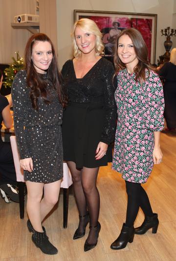 Pictured at the fun filled Christmas afternoon tea at The Morrison Hotel were Sórcha Burns, Fiona Burns and Róisín Burns. Photograph: Leon Farrell / Photocall Ireland