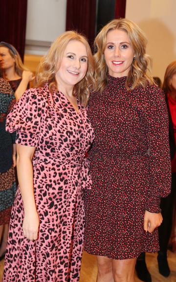 Pictured at the fun filled Christmas afternoon tea at The Morrison Hotel were Emer Graham and Norma Kavanagh. Photograph: Leon Farrell / Photocall Ireland