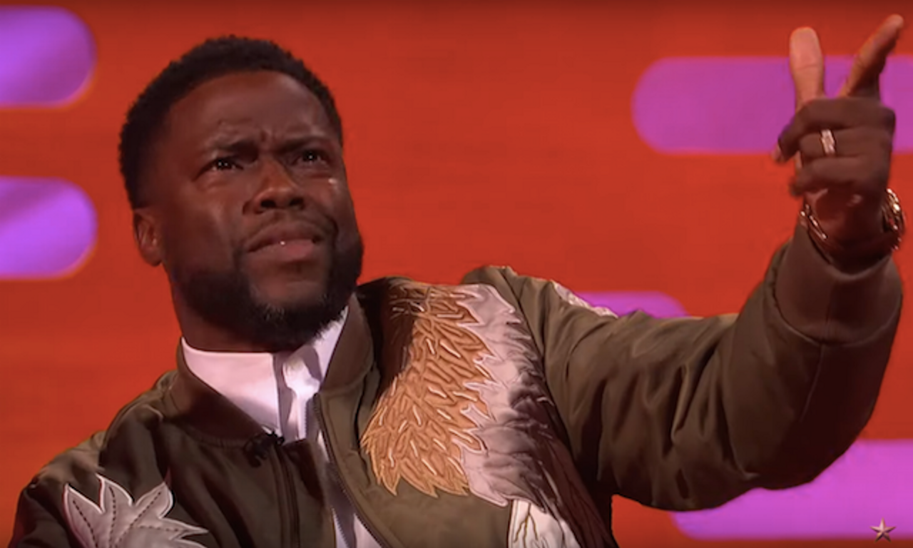 Kevin Hart has some issues with animals on last night's 'Graham Norton'