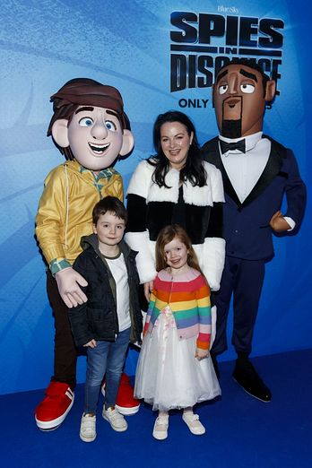 Special preview screening of Spies in Disguise at Cineworld, Dublin.