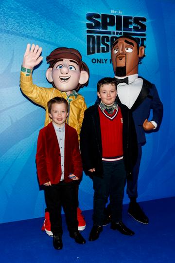 Tom Connors and  Michael Connors pictured at the special preview screening of SPIES IN DISGUISE in Cineworld. 
Picture: Andres Poveda
