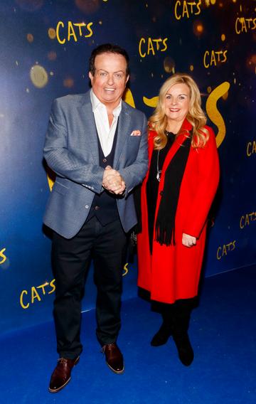 Marty Morrissey and Liz Kidney pictured at the Irish premiere screening of ‘Cats’ at The Stella Theatre, Rathmines.
Picture: Andres Poveda
