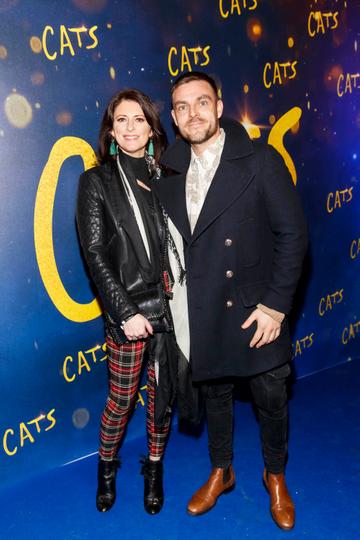 Sinead O Carroll and dance partner Ryan McShane pictured at the Irish premiere screening of ‘Cats’ at The Stella Theatre, Rathmines.
Picture: Andres Poveda
