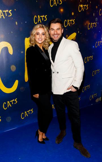 Dancing with the Stars Laura Nolan with dance partner Robert Rowinski pictured at the Irish premiere screening of ‘Cats’ at The Stella Theatre, Rathmines.
Picture: Andres Poveda
