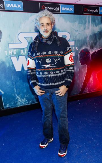 Baz Ashmawy pictured at the Irish premiere screening of Star Wars: The Rise of Skywalker at Cineworld, Dublin.
Picture: Andres Poveda
