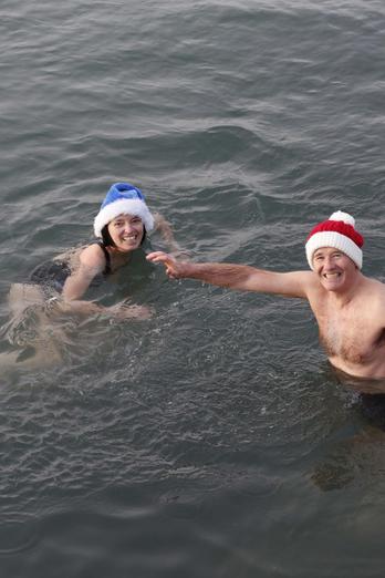 Forty Foot Christmas swim 2019