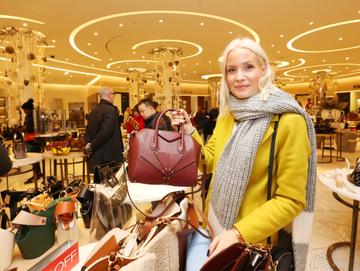 26/12/2019  Brown Thomas Sale. Pictured is Liv Judd from Canada today (26th December 2019) at the highly anticipated Brown Thomas Sale.

 Photo: Sasko Lazarov/Photocall Ireland