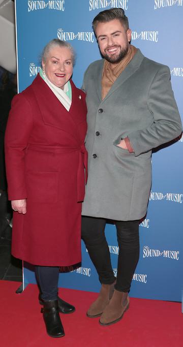 Fron Butler and James Butler pictured at the opening night of The Sound of Music at the Bord Gais Energy Theatre, Dublin.
Pic Brian McEvoy