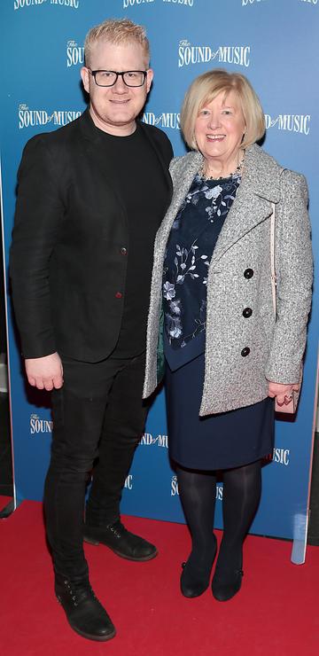 Steven Cooper and Gina Simpson  pictured at the opening night of The Sound of Music at the Bord Gais Energy Theatre, Dublin.
Pic Brian McEvoy