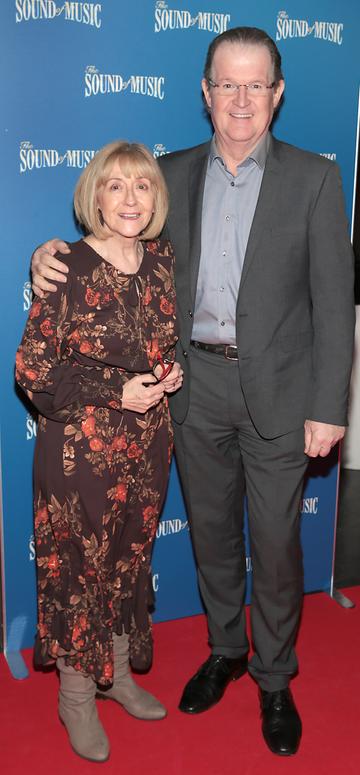 Billie Morton and Aoghus McAnally  pictured at the opening night of The Sound of Music at the Bord Gais Energy Theatre, Dublin.
Pic Brian McEvoy
