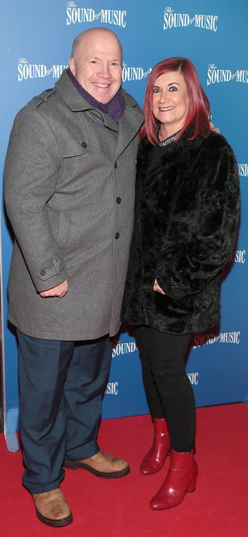 Michael Carruth and Paula Carruth  pictured at the opening night of The Sound of Music at the Bord Gais Energy Theatre, Dublin.
Pic Brian McEvoy
