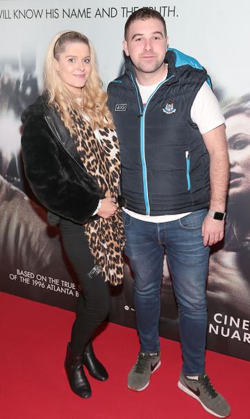 Rachel O Sullivan and Conor Farrelly pictured at the special preview screening of Richard Jewell at Cineworld, Dublin.
Pic: Brian McEvoy

