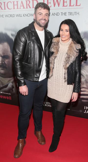 Karl Bowe and Lynn Mulvey pictured at the special preview screening of Richard Jewell at Cineworld, Dublin.
Pic: Brian McEvoy
