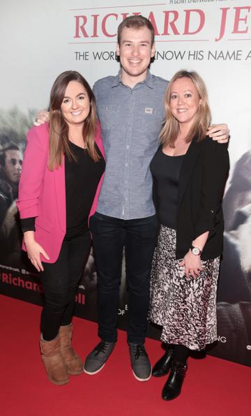 Lynne Holland, Peter Behan ,Amy Cosgrave pictured at the special preview screening of Richard Jewell at Cineworld, Dublin.
Pic: Brian McEvoy
