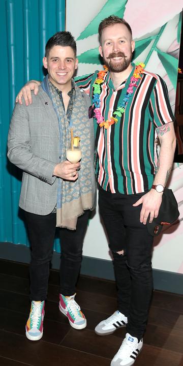 Doug Leddin and Will Lynch pictured at the opening of Ohana in Harcourt Street, Dublin.
Pic: Brian McEvoy
