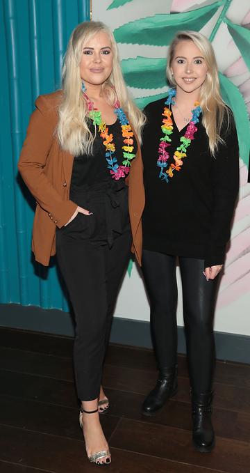 Ali Ryan and Kendra Becker pictured at the opening of Ohana in Harcourt Street, Dublin.
Pic: Brian McEvoy
