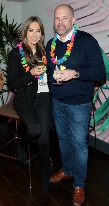 Ali Leddin and Ian Redmond pictured at the opening of Ohana in Harcourt Street, Dublin.
Pic: Brian McEvoy
