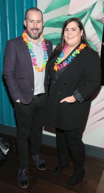 Kieran O Malley and Enda Donnelly pictured at the opening of Ohana in Harcourt Street, Dublin.
Pic: Brian McEvoy
