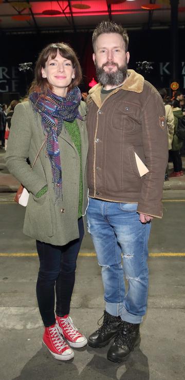 Sinead Molony and James. Crickley at the opening ceremony of Dublin Chinese New Year Festival 2020 which runs from 24th January - 10th February and celebrates the Year of the Rat. 
Pic: Brian McEvoy Photography
